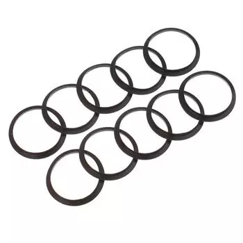 10 шт. черные пищевые мягкие силиконовые уплотнительные кольца резиновые прокладки для Nespresso
