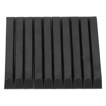 10 шт. черных клавиш пианино матовая текстура ABS пластик запасные клавиши пианино для обслуживания