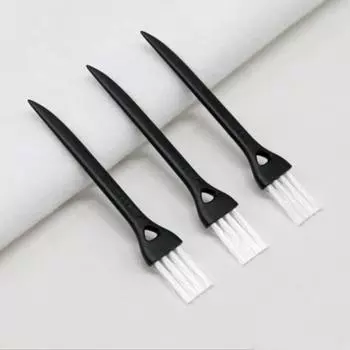 10 шт. черных щеток для чистки бритвы, маленькая щетка для чистки щелей