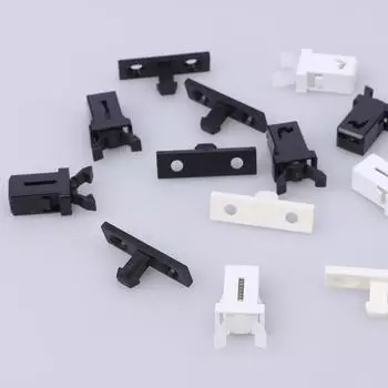 10 шт. черный белый Pr-001 маленький дверной замок переключатель замок для кондиционера MS набор чёрный