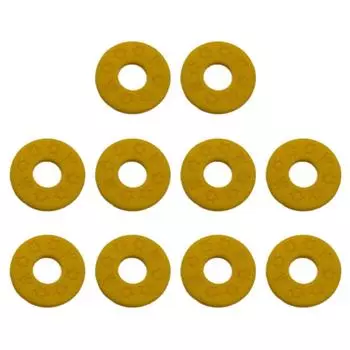 10 шт. Черный гитарный ремень с замком Силиконовые замки для ремня Резиновые блоки для гитарного ремня Защитные блоки для гитары жёлтый