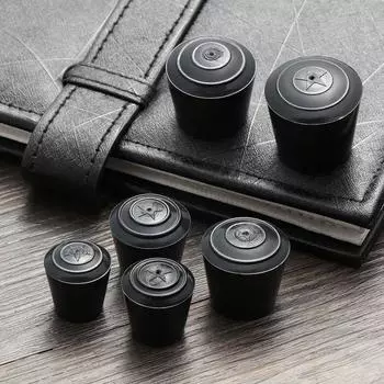 10 шт. Черный круглый стол стул чехлы для ног ПВХ резиновые мебельные ножки колпачки для ног защита окружающей среды