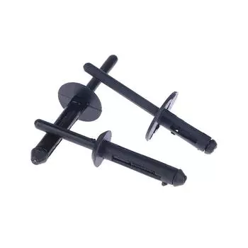 10 шт. черный пластиковый зажим для заклепок фиксатор застежка заклепки автомобильные аксессуары M