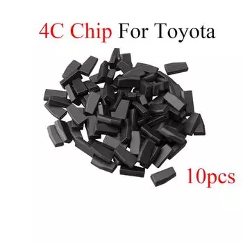 10 шт. Чип-транспондер 4C Пустой ID 4C Чипы для автомобильных ключей ID4C Для Toyota Camry Prado Corolla Crown Ford 2005-2011