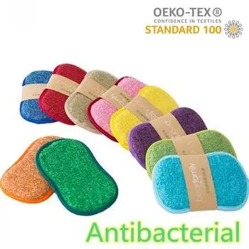 10 шт. чистящая губка из микрофибры для мытья посуды, кухни, ванной комнаты, удаление ржавчины, чистая ткань, ластик, экологически чистая волшебная губка, сделай сам