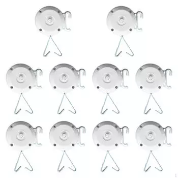 10 шт. Цифровая машина для завивки волос с вытягивающейся проволокой, насадки для завивки волос, простая установка, химическая завивка 4.5x4.5cm белый