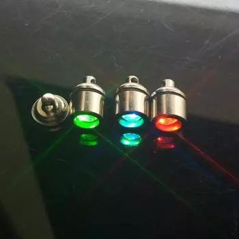 10 шт. цинковый сплав цинка маленькие светодиодные фонари брелок декоративные ключи аксессуар лампа брелок свет подарок green light