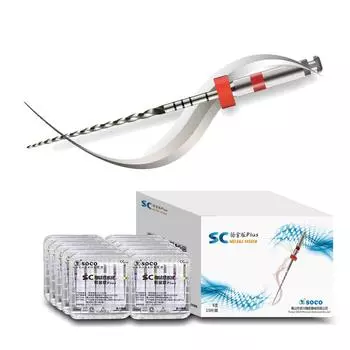 10 шт. COXO SOCO SC-Plus стоматологические никель-титановые машинные файлы для термической активации, файл для корневых каналов, эндодонтические ротационные файлы 10 Box 21mm Assortde