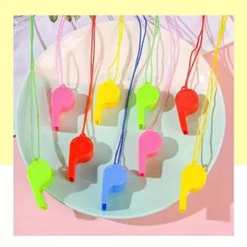 10 шт. цветной пластиковый спортивный баскетбольный футбольный мяч для болельщиков свисток для судьи