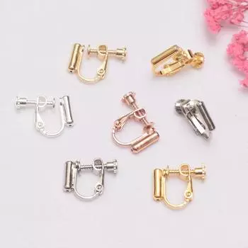 10 шт. Цветные спиральные клипсы для ушей, конвертер, безболезненные аксессуары для пирсинга, регулируемый конвертер своими руками