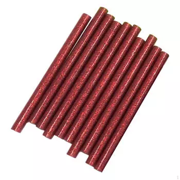 10 шт. цветных клеевых стержней, блестящая герметизация для красный