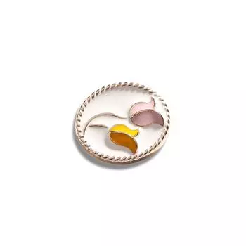 10 шт. Цветочные пуговицы Универсальная одежда Шерстяное пальто Куртка Декоративные пуговицы Высококачественный свитер Кардиган Белые пуговицы 1#