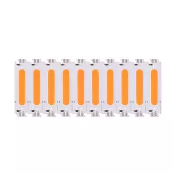 10 шт. DC 12 В 2 Вт COB чип источник света подходит для DIY светодиодных ламп осветительных приборов автомобильных фар (красный) красный