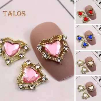 10 шт. декор для ногтей, сверкающий, не выцветающий, стильный дизайн ногтей с искусственным бриллиантом, дизайн для маникюра, принадлежности для ногтей белый