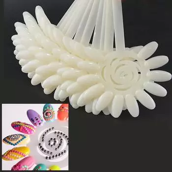 10 шт. демонстрационная доска для дизайна ногтей, доска для образцов цветов лака для ногтей, инструменты для салонов красоты чистый