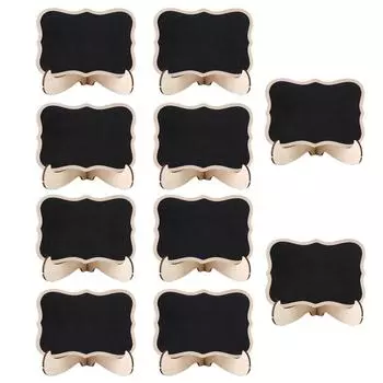 10 шт. деревянная доска для поделок, дисплей, бар, настольное сообщение, свадебные украшения