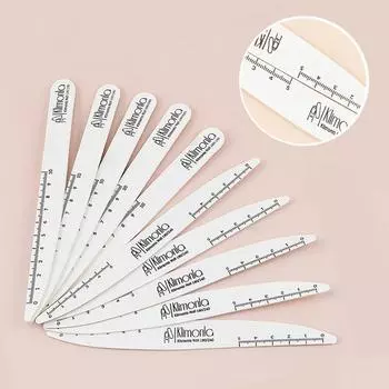 10 шт. деревянная пилочка для ногтей наждачной бумагой 100/180 профессиональный маникюрный буферный нож с листьями ивы педикюрные инструменты для дизайна ногтей принадлежности для ногтей