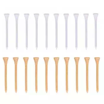 10 шт. деревянные футболки для гольфа, деревянные футболки для гольфа, аксессуары для гольфа, гвозди для мяча для гольфа # белый