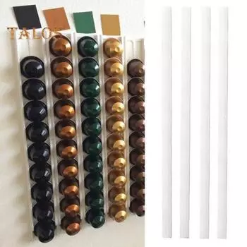 10 шт., держатель для капсул для эспрессо, защита от падения, широкое применение, долговечный прочный держатель для боковой двери холодильника, держатель для капсул для эспрессо белый