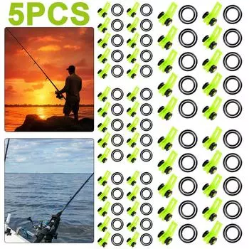 10 шт., держатель рыболовного крючка для удочки, приманки, защитные держатели (зеленый) ?