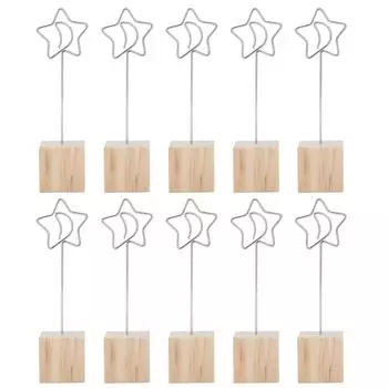 10 шт. держателей для номеров столов, широкое применение, яркий цвет, устойчивый держатель для карточек мест