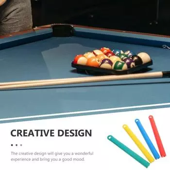 10 шт. держатели для хранения шестов, пластиковые подъемники для бильярдных киев, вешалки для бильярдных шаров 10.7cm-10pcs Random Color