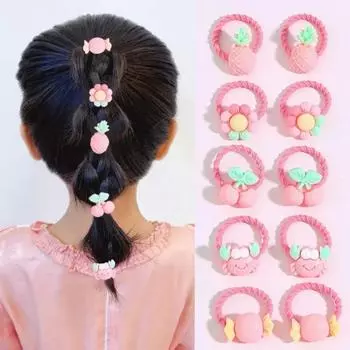 10 шт. детская резинка не повредит волосы, эластичная резинка для головы хорошей девочки, веревка для головы ребенка, резинка для волос, резинка для волос, головной убор