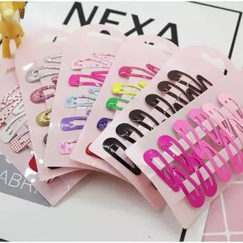 10 шт., детские заколки для волос в горошек, простые красочные заколки для волос для девочек, милые заколки для волос принцессы, головные уборы, аксессуары для волос для девочек