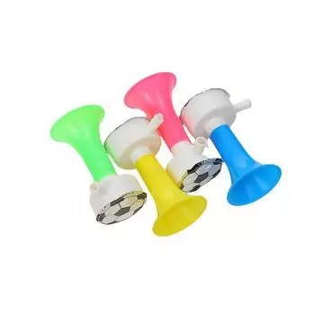 10 шт., детский подарок на день рождения, детский сад, спортивная вечеринка, 7 см, маленький динамик, пластиковый реквизит для подбадривания, приз, карнавал, подарок