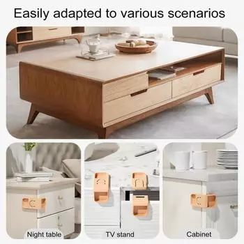 10 шт. детский замок для шкафа, многоцелевой ящик, шкаф, духовка, дверь холодильника, детский замок-защелка, пряжка безопасности для защиты от детей чёрный