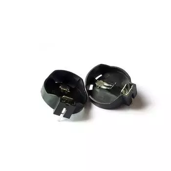 10 шт. DIP CR2032 2032 батарейка-таблетка держатель для монет корпус черный, ИС и