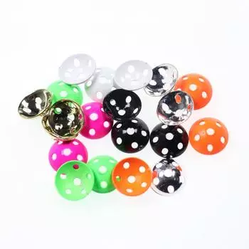 10 шт., дисковая головка для завязывания мушек, коническая головка для трубочки для лосося, материал для завязывания мушек FL, розовый, оранжевый, зеленый, золотой, серебристый, черный, белый белый