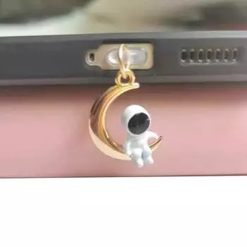 10 шт. DIY антипылевая заглушка прозрачная заглушка для порта зарядки для штекеров типа C защитный колпачок подвеска для мобильного телефона чистый