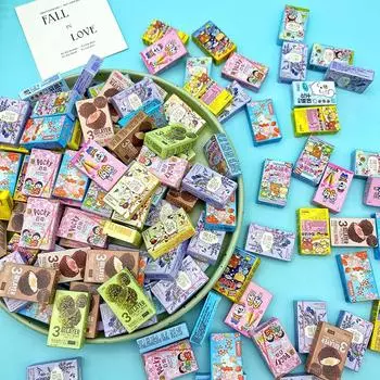 10 шт. DIY аксессуары еда игрушки для Барби дом магазин закусок коробка