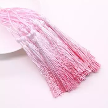 10 шт. DIY Crafts Gradient Tassels Bookmark DIY Jewelry Accessories Sweet Colorful Macrame Earrings L