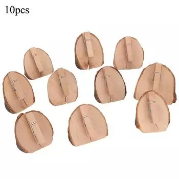 10 шт. DIY держатель для фото в форме пня дерева, подставка для именных карточек для домашнего свадебного декора