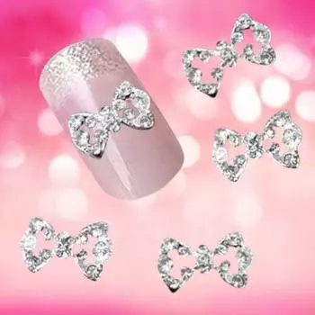 10 шт. DIY нейл-арт изящные мини-стикеры со стразами для дизайна ногтей