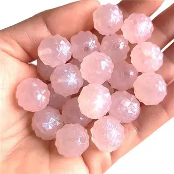 10 шт. DIY Серьги Ювелирные Аксессуары Материал Тонкие Мерцающие Бусины Креативный Браслет Ручной Работы Ананас Русалки Акриловое Ожерелье бусины розовый