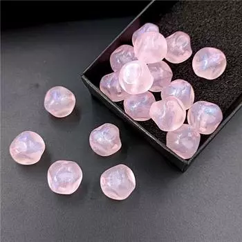 10 шт. DIY ювелирные изделия ожерелье серьги модные материалы для изготовления прекрасных мерцающих светящихся фигурных бусин акриловые бисерные аксессуары Merman Hime розовый