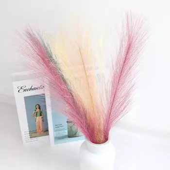 10 шт. для домашнего свадебного украшения, имитация тростника, искусственная пампасная трава, искусственное растение, тростник