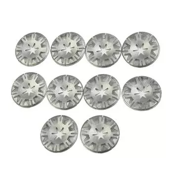 10 шт. Для FORD ИЗОЛИРУЮЩИЙ МЕТАЛЛИЧЕСКИЙ ЗАЖИМ Днище Поддон Выхлопные Тепловые щитки Металлическая Пружинная Шайба Фиксирующие Зажимы Гайка Премиум Части CHINA