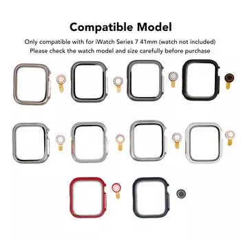 10 шт. для IWatch Case Жесткий ПК из закаленного стекла Защитный чехол для экрана часов для SE(2022) 6 5 4 SE 40 мм для часов IOS