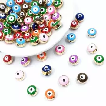 10 шт. для ожерелья, браслет из смолы с золотой подошвой, серьги, модные масляные серьги «кошачий глаз», свободные бусины, изготовление ювелирных изделий, бусины розы красного