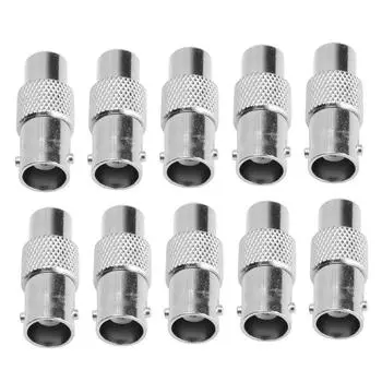 10 шт. для RCA гнездо к BNC гнездо адаптер-разъем для аудио-видео камеры видеонаблюдения