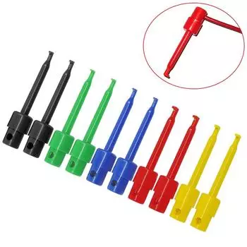 10 шт. для SMD IC Test Hook Clip Mini Grabber Изолированная медь для DIY Electrical