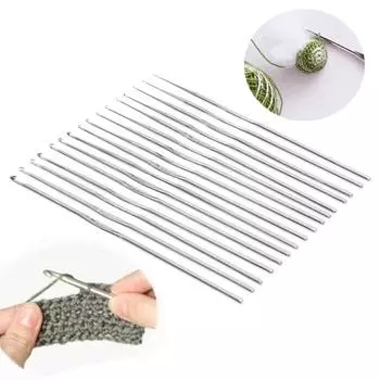 10 шт. для вязания крючком, набор спиц, крючки для вязания, спицы для вязания крючком, сделай сам 0.6mm-10PC