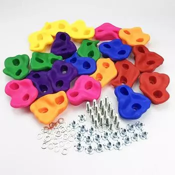 10 шт., домашние и уличные настенные камни, игрушки, игровая площадка, детская ручка, детский небольшой набор для скалолазания на заднем дворе, ассорти without screws