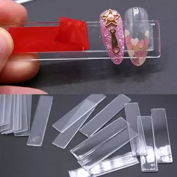 10 шт. доска для дизайна ногтей, акриловый дисплей, прозрачный держатель для насадок, диаграмма, маникюрные инструменты, практика, ложная палочка