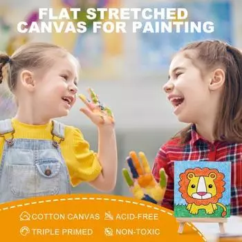 10 шт. Доска для масляной живописи без утечки масла, тройная грунтовка, деревянная, мини-грунтовка, растягивающаяся 7.5cm