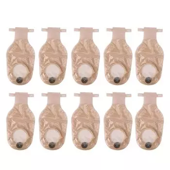 10 шт. дренажный мешок для стомы для пожилых людей, герметичный мешок для колостомы и илеостомы